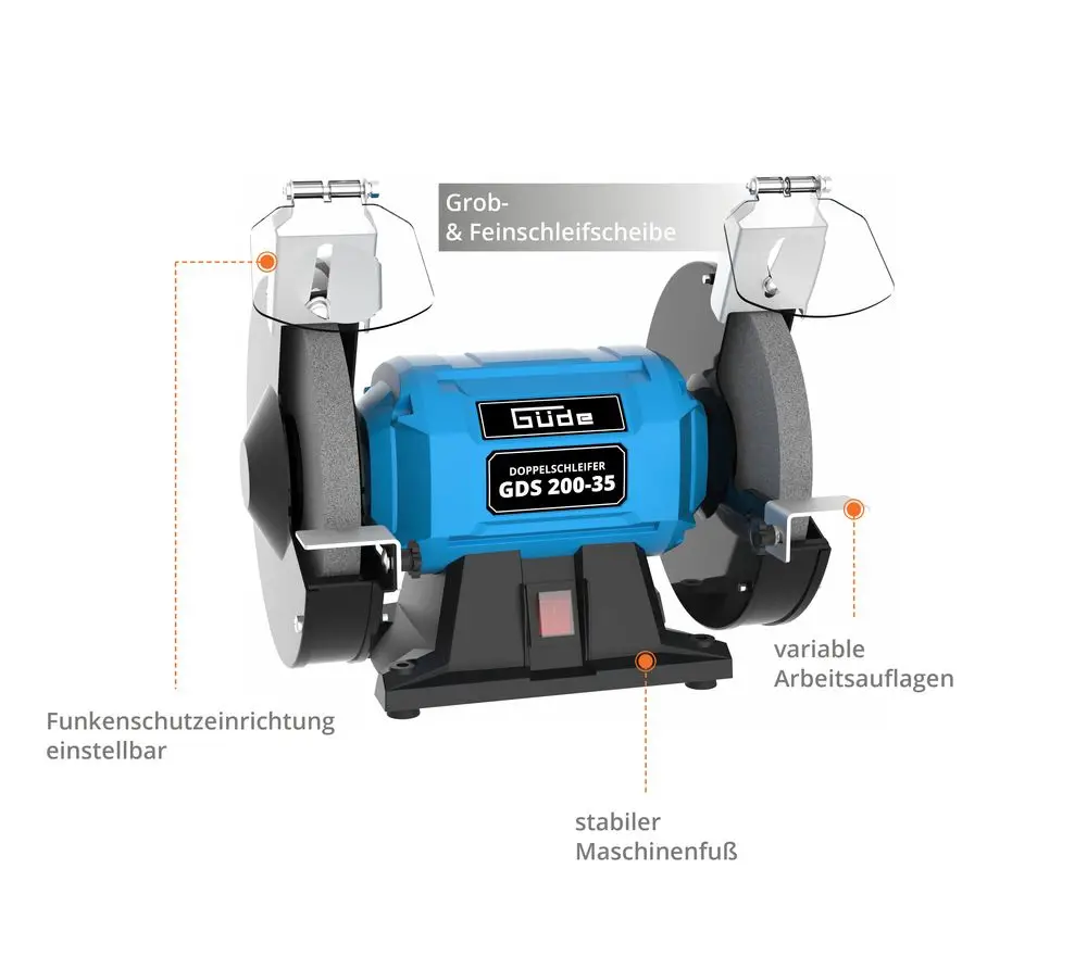 GDE Doppelschleifer GDS 200-35 - 55237 pi