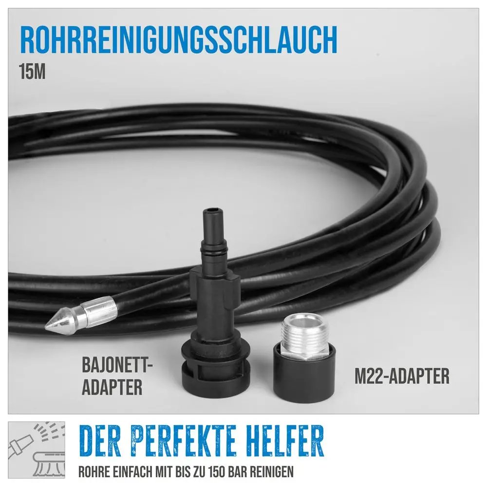 GDE Rohrreinigungsschlauch 15 m - 85935 m01