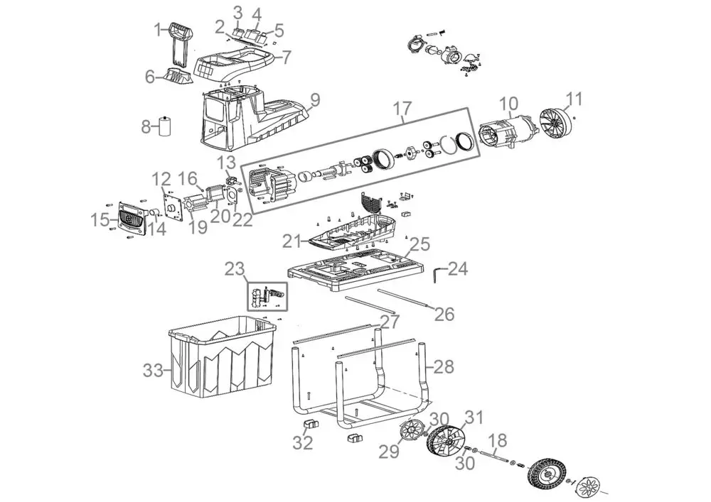 Zeichnung - Elektro-Leisehcksler LH 2845-2 - 05139_EM